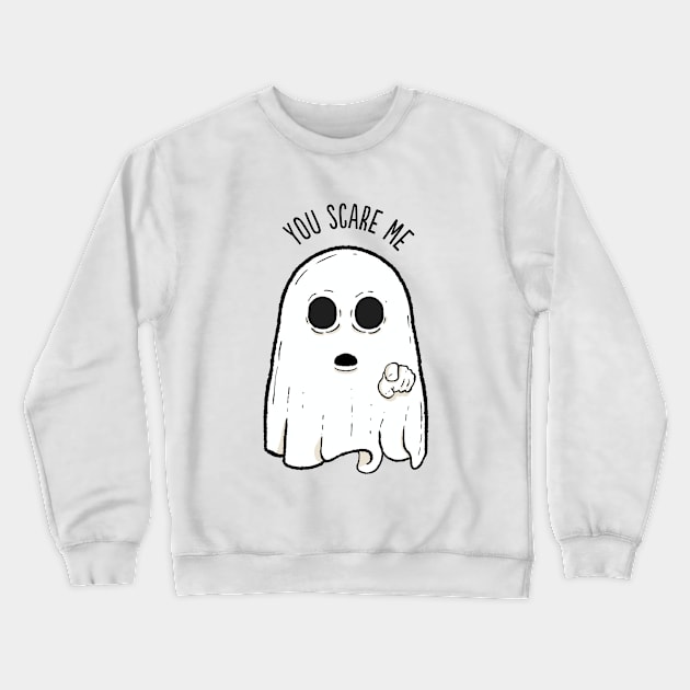 You Scare Me Crewneck Sweatshirt by Sons of Skull